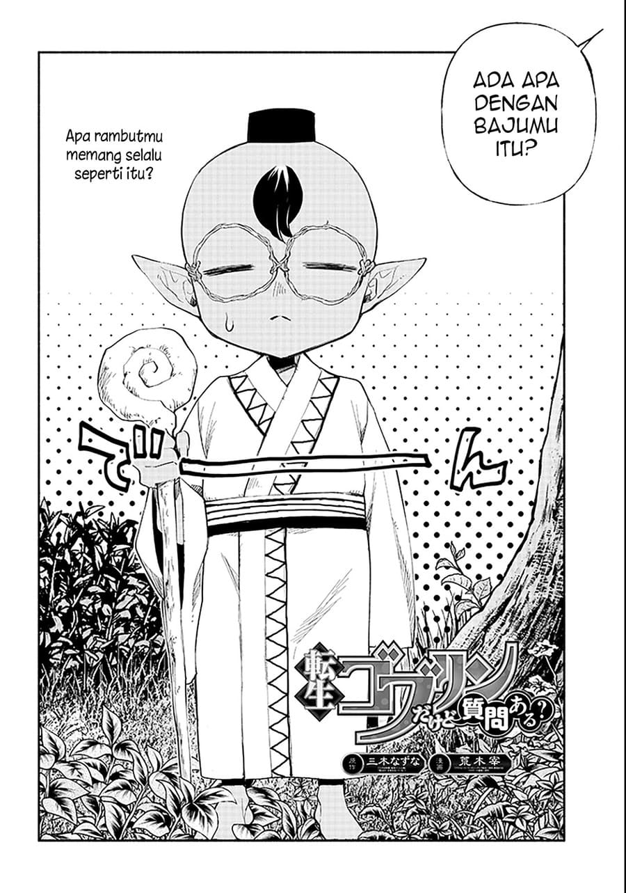 Tensei Goblin da kedo Shitsumon aru? Chapter 03 Bahasa Indonesia